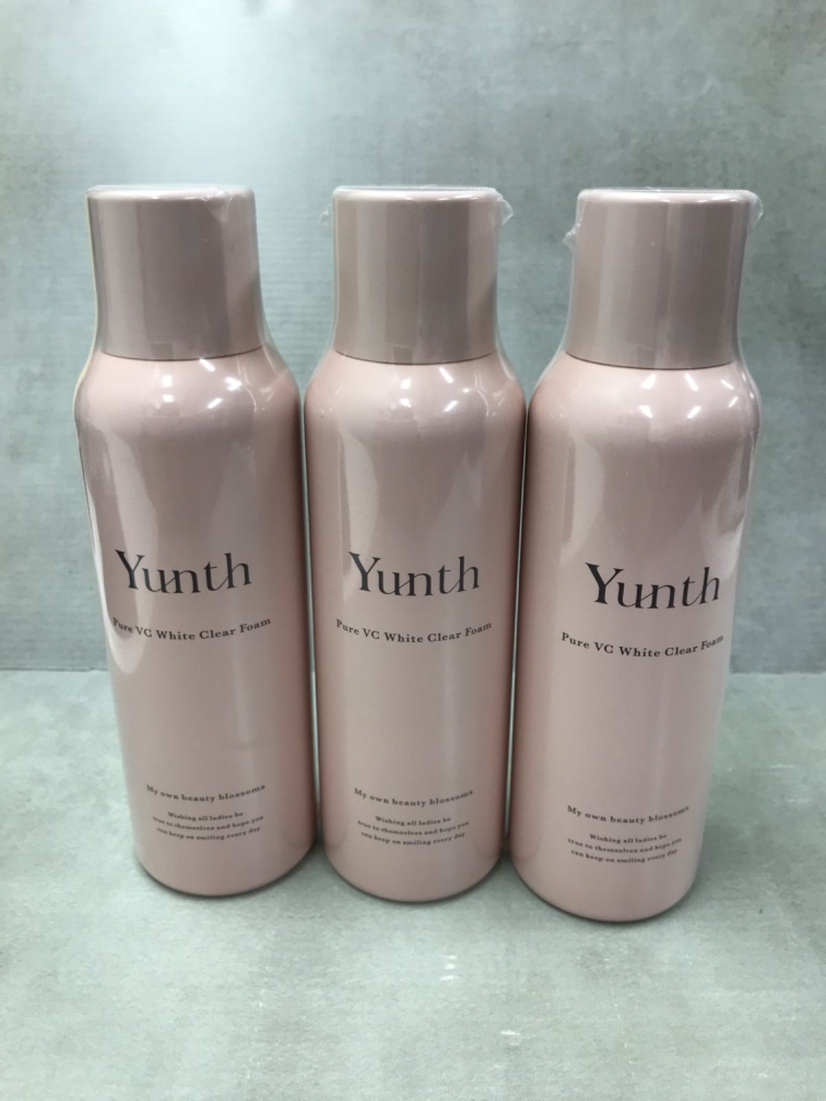 D936 Yunth ユンス ホワイト クリアフォーム PVC 洗顔料 120g 3点セット