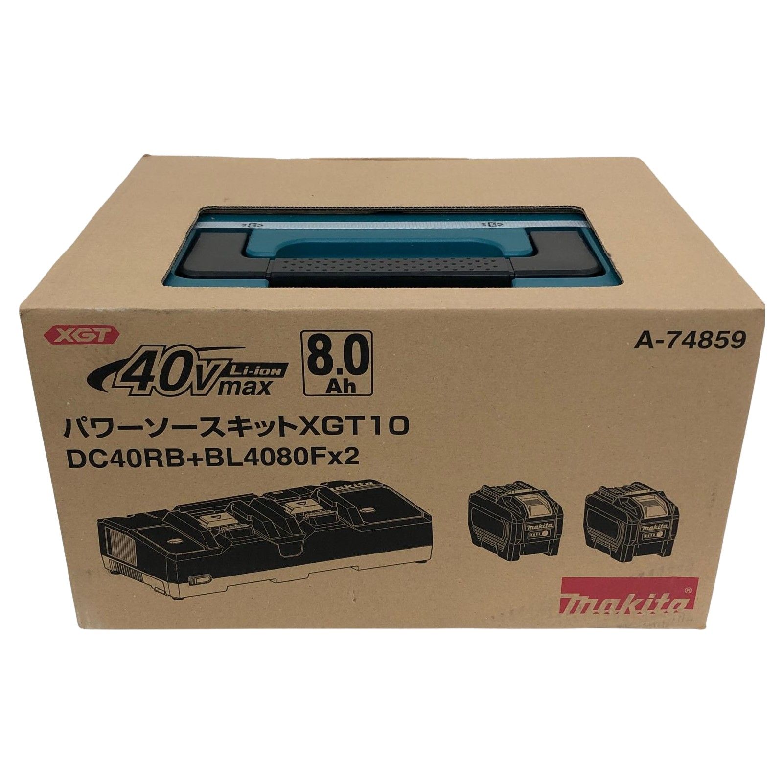 MAKITA マキタ パワーソースキット XGT10 40V バッテリBL4080×2本 充電器DC40RB PSEマーク有 A-74859