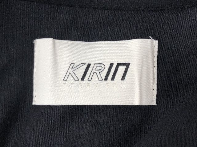 【中古】 KIRIN PEGGY GOU キリンペギーグー プリントTシャツ クルーネック ブラック M 111430908 中古】 KIRIN PEGGY GOU キリンペギーグー プリントTシャツ