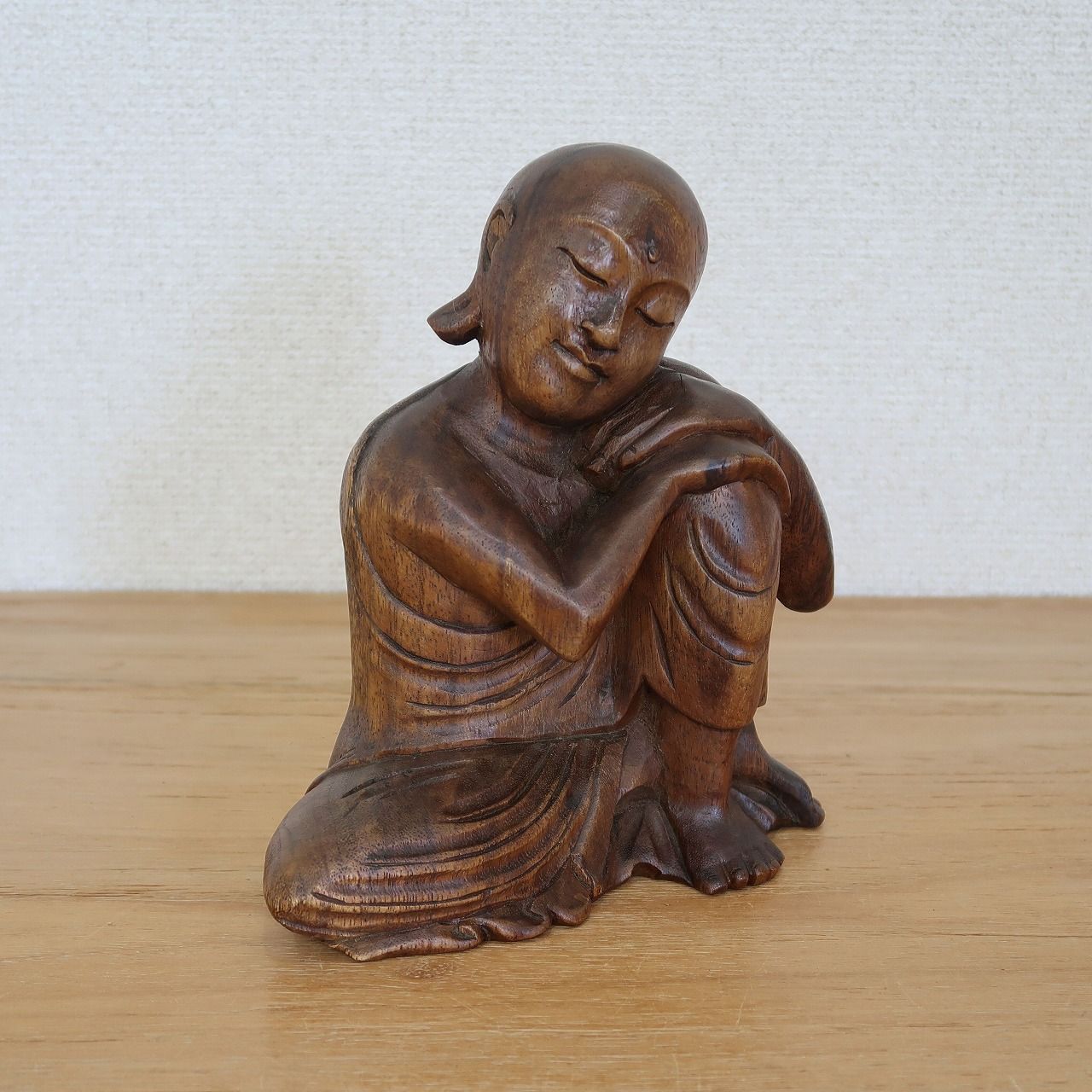 木彫り、僧侶の装飾 - 置物
