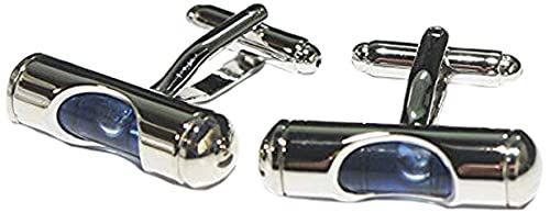 鎌倉カフス工房 水準器 青 カフス sc004