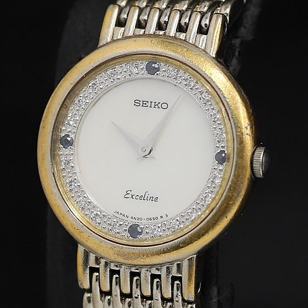 SEIKO Exceline 腕時計 4N20-0380 快い