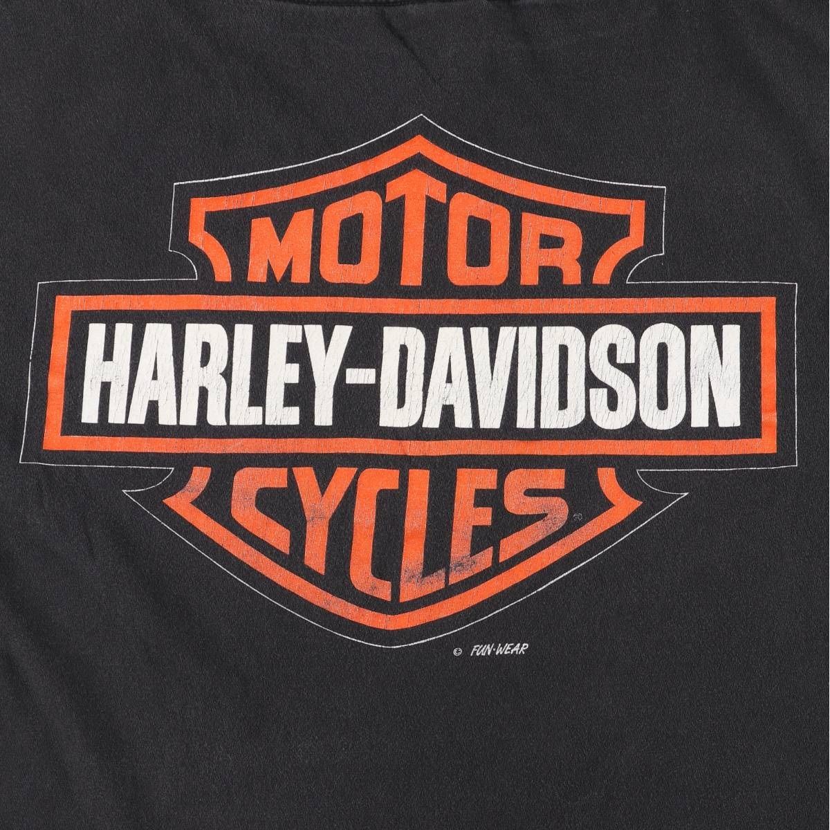 激安大特集！ 古着 ハーレーダビッドソン Harley-Davidson オオカミ柄 モーターサイクル バイクTシャツ メンズL相当 eaa587594