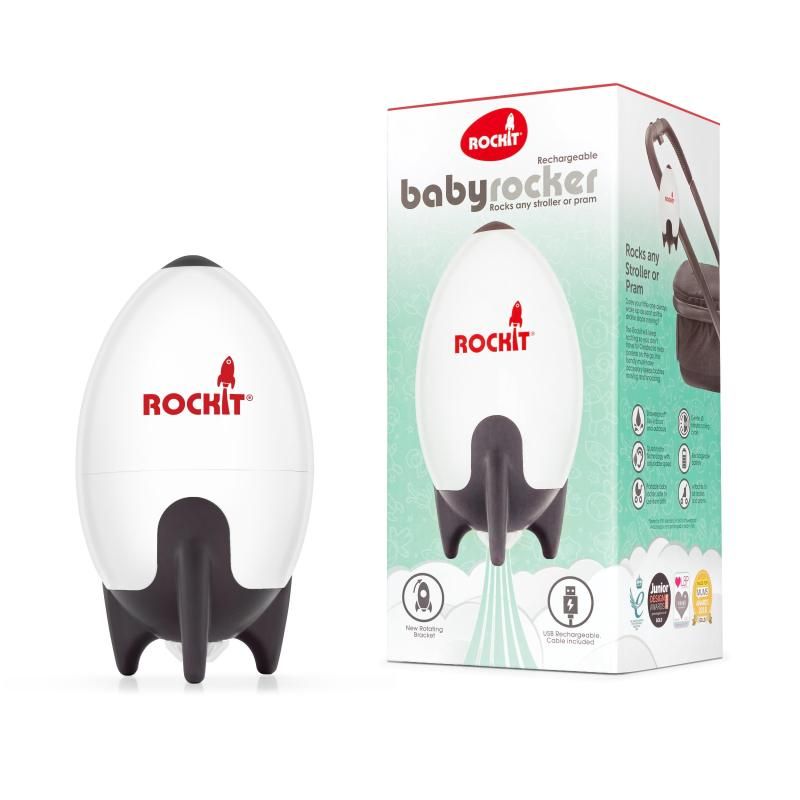 Rockit ロキット 寝かしつけ 電動 自動 スイング ゆらゆら バウンサー ゆりかご USBポータブルベビーカーロッカー