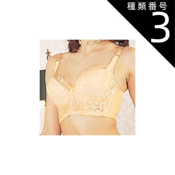種類3:[3]フローラルオレンジ/A/75 下着 女性 光電子 繊維 ジョリベール セミロング ブラジャー フローラルオレンジ ショコラブラウン 胸 レース レディース ファンデーション かわいい セクシー