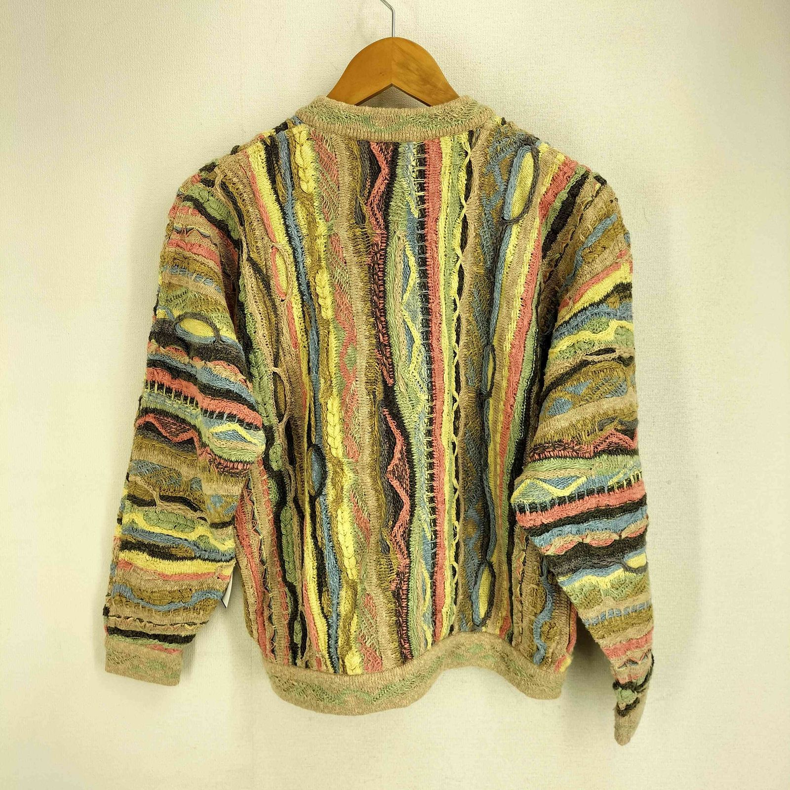 クージー COOGI CLASSIC オーストラリア製 90S 3Dニット メンズ SS 