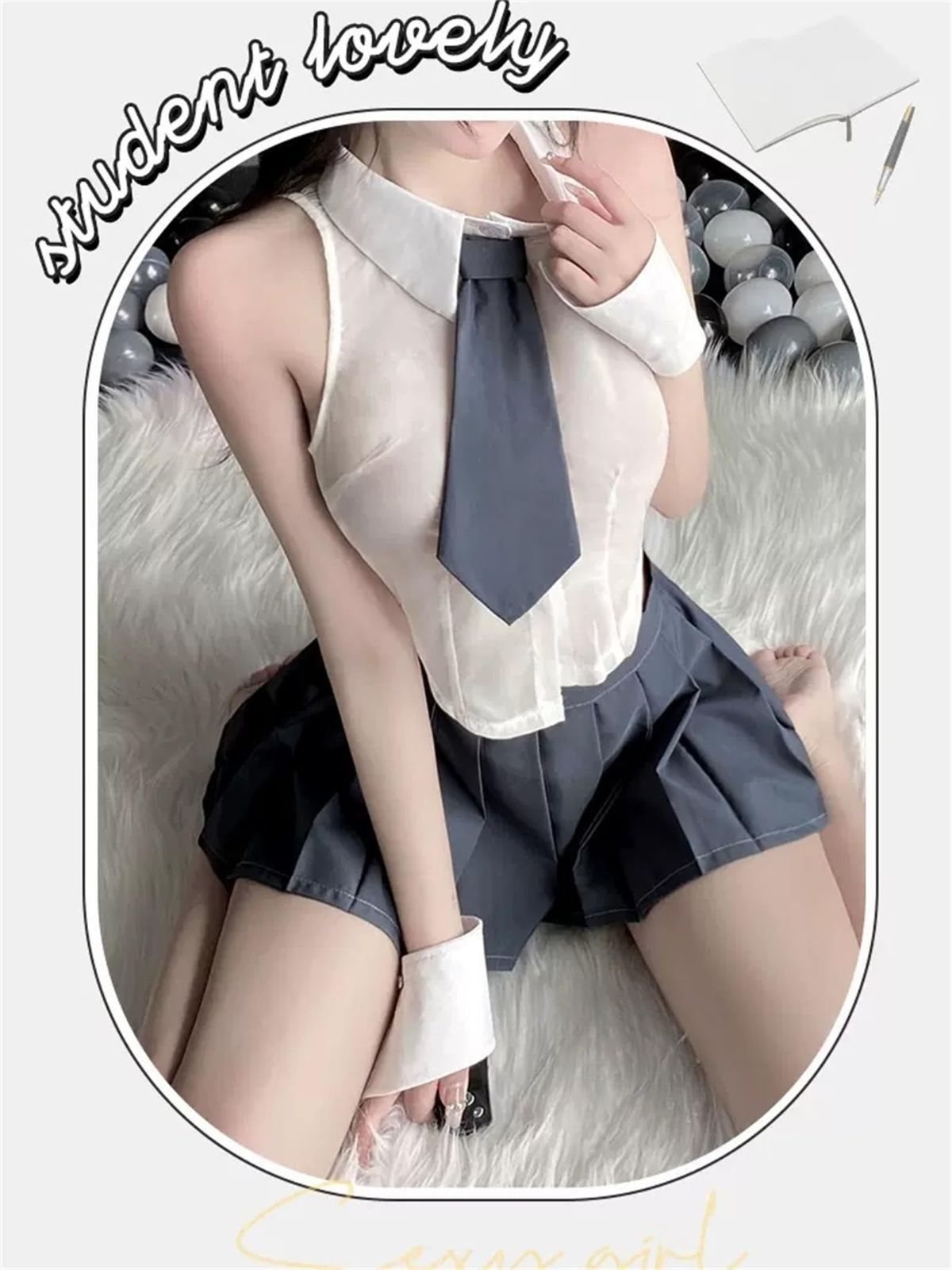 ◉SALE 先着 セクシーカード トレカ JKさん 48枚セット まとめ売り ティカ Tika セーラーへそ出しフレアスカートセットアップ