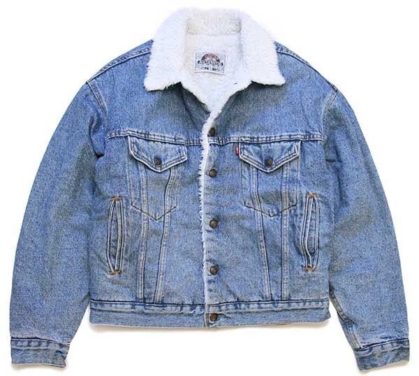 90s USA製 Levi'sリーバイス 70609 ボアライナー デニムジャケット 4