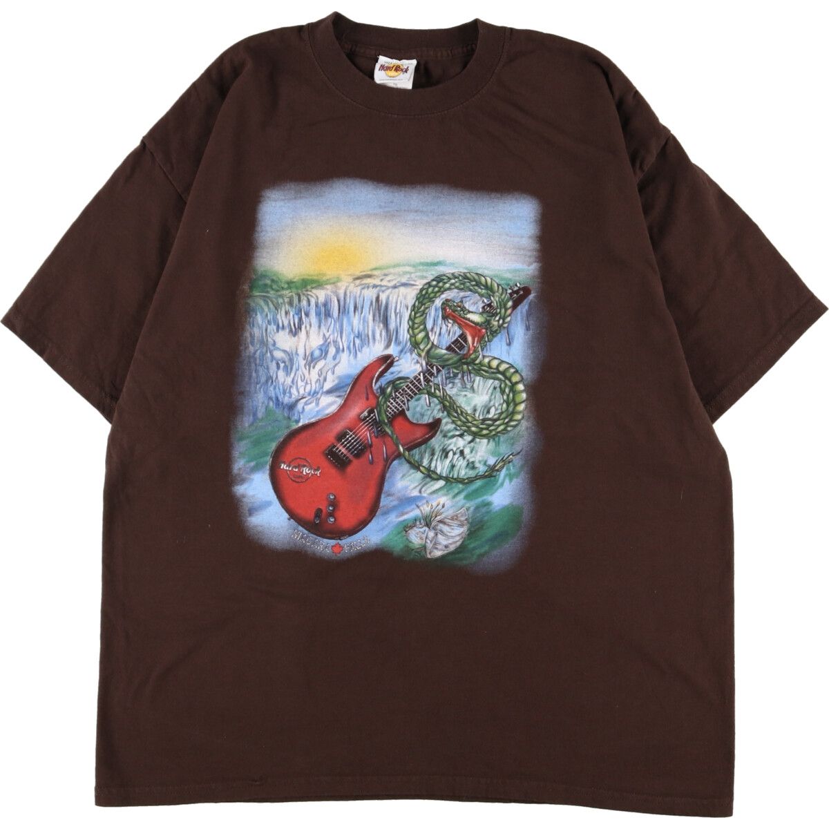 古着 ハードロックカフェ HARD ROCK CAFE MIAGARA FALLS アドバタイジングTシャツ メンズXL/eaa347762