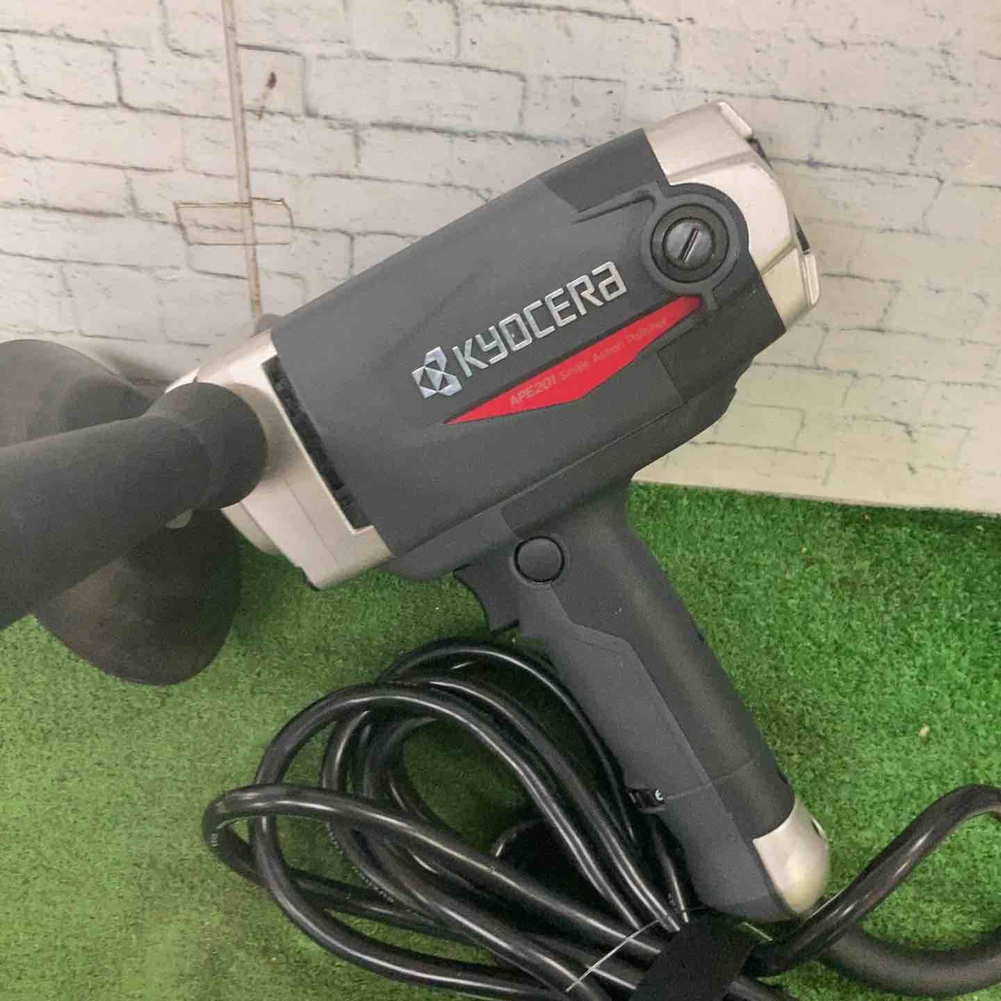 京セラ Kyocera 旧リョービ プロ用 ポリッシャー APE201 646750A ブラック 町田店