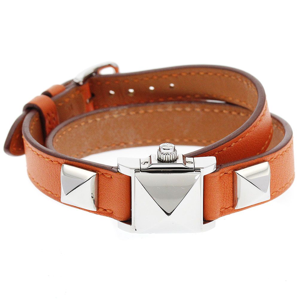 エルメス HERMES メドール クォーツ 腕時計 稼働品 レディース