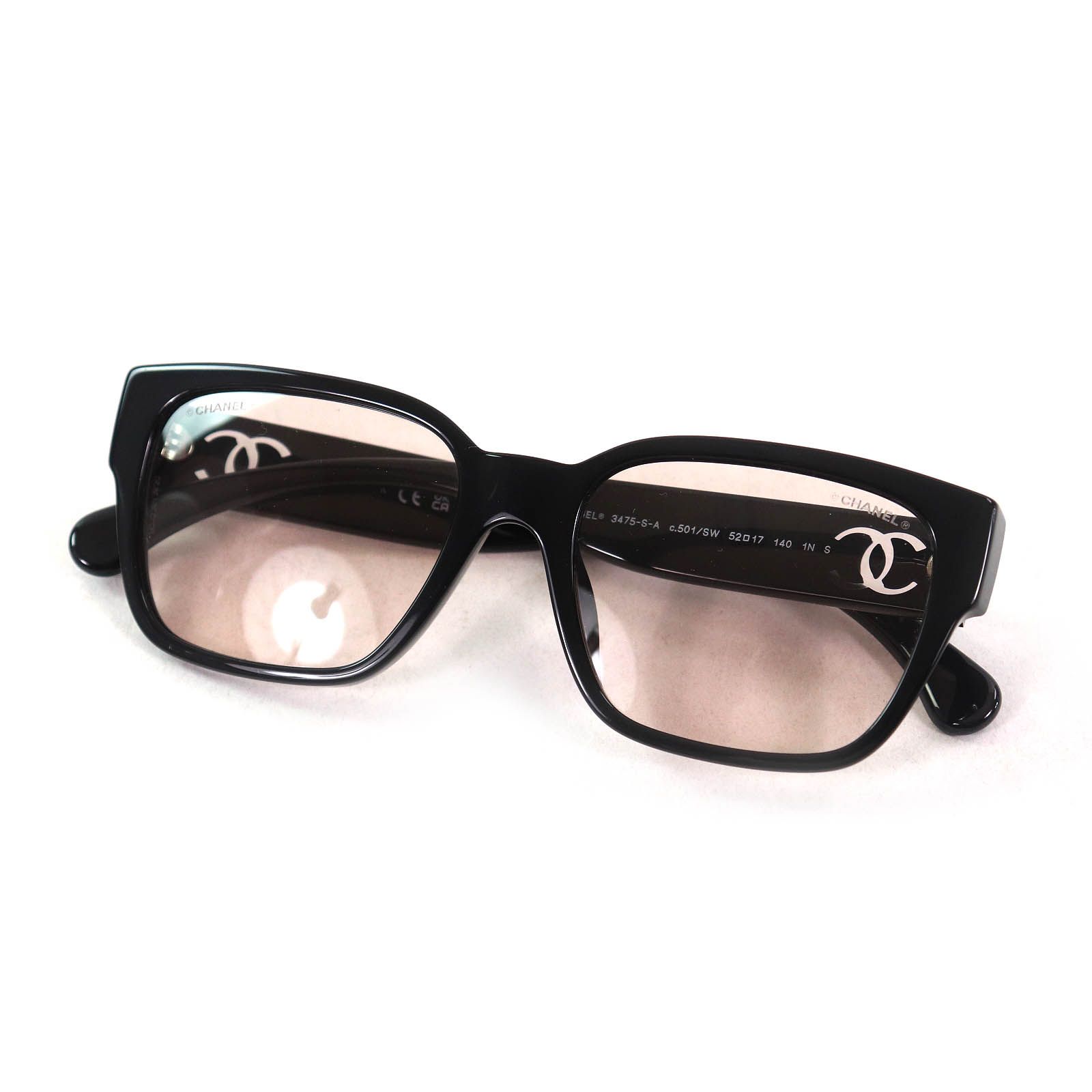極美品 CHANEL スクエアサングラス CHANEL シャネル スクエアサングラス 0CH5422B (CHANEL