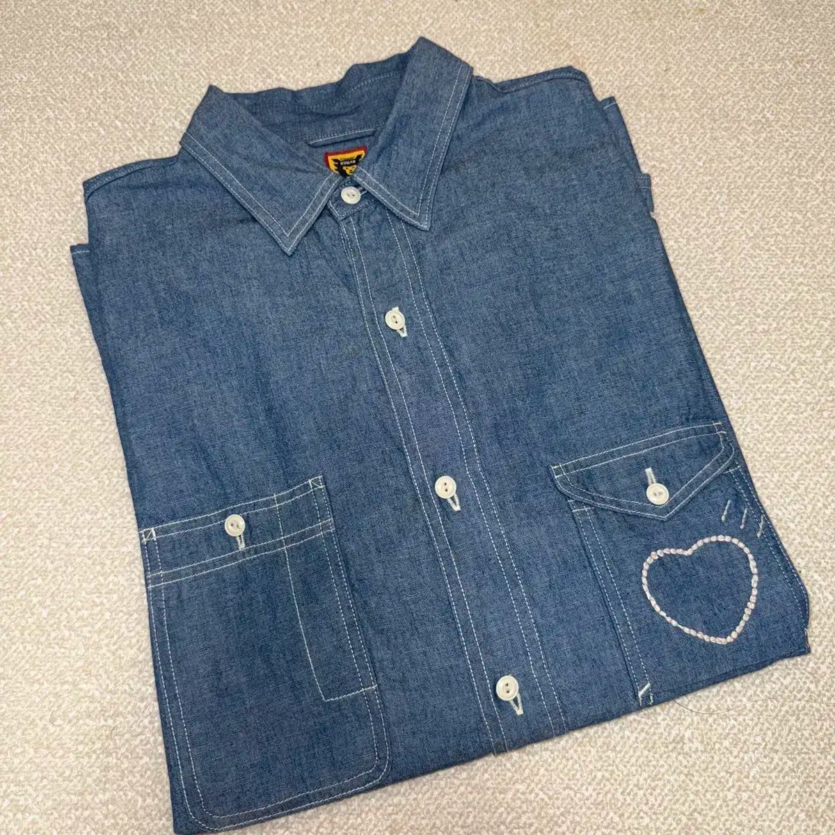 HUMAN MADE(ヒューマンメイド) デニム シャツ XL HUMAN MADE