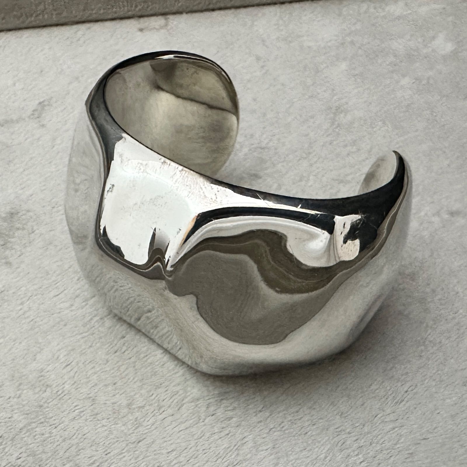 Tiffany&Co. ファセットカフ ブレスレット ワイドカフ スターリング 