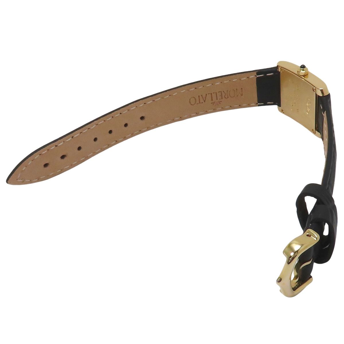 カルティエ タンクフランセーズ SM W5000256 YG/レザー クオーツ  