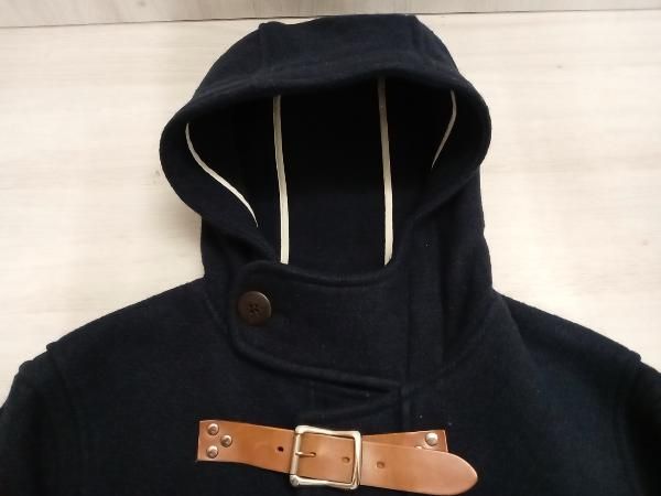 GENERAL RESEARCH 98A/W LEATHER BELT MELTON DUFFLE COAT ジェネラル