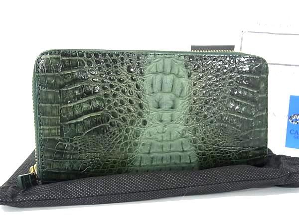 □極上□本物□新品□未使用□ クロコダイル カイマン ラウンド