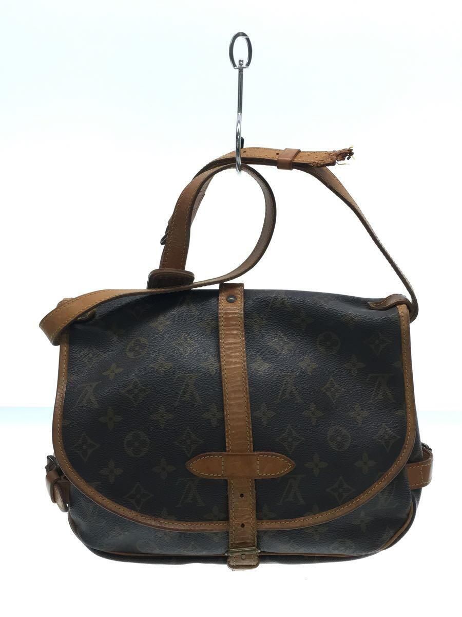 LOUIS VUITTON ソミュール30_モノグラム_BRW PVC ブラウン M42256 - メルカリ