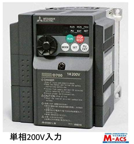 三菱電機 FR-D720S-1.5K 単相200V入力/三相200V出力 1.… - メルカリ