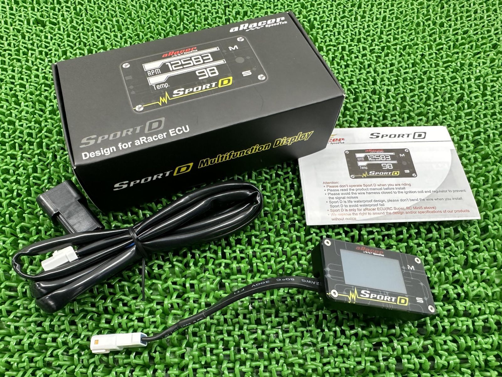 アレーサー製 ECUモニター 社外 aRacer SportD マルチファンクションメーター 多機能メーター チューニングメーター