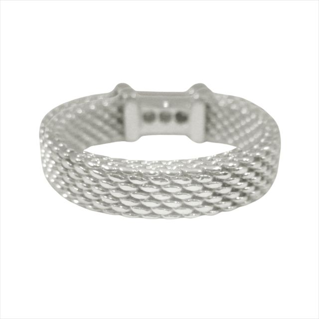 極美品　ティファニー　リング　サマセットリング　メッシュ　12号　磨き　925 楽天市場】ティファニー サマセット メッシュワイドリング 12号