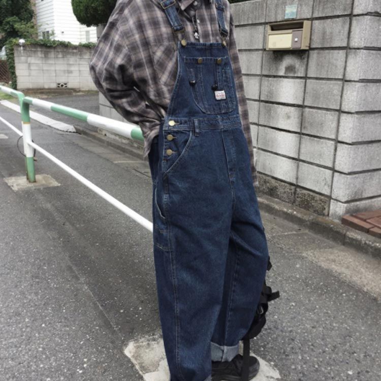 サロペット オーバーオール ボトムス デニム シンプル アメカジ サロペット オーバーオール ボトムス デニム シンプル アメカジ