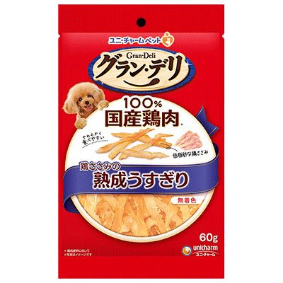 ユニ チャーム グラン デリ きょうのごほうび 鶏ささみの熟成うすぎり 60g×36袋