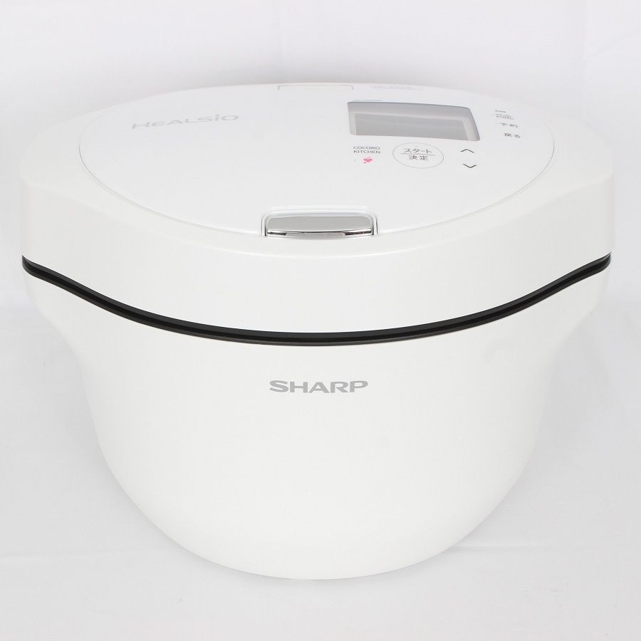 シャープ ヘルシオ ホットクック KN-HW24G-W メニュー集付き ホワイト系 水なし自動調理鍋 HEALSIO 2.4L 電気圧力鍋 本体