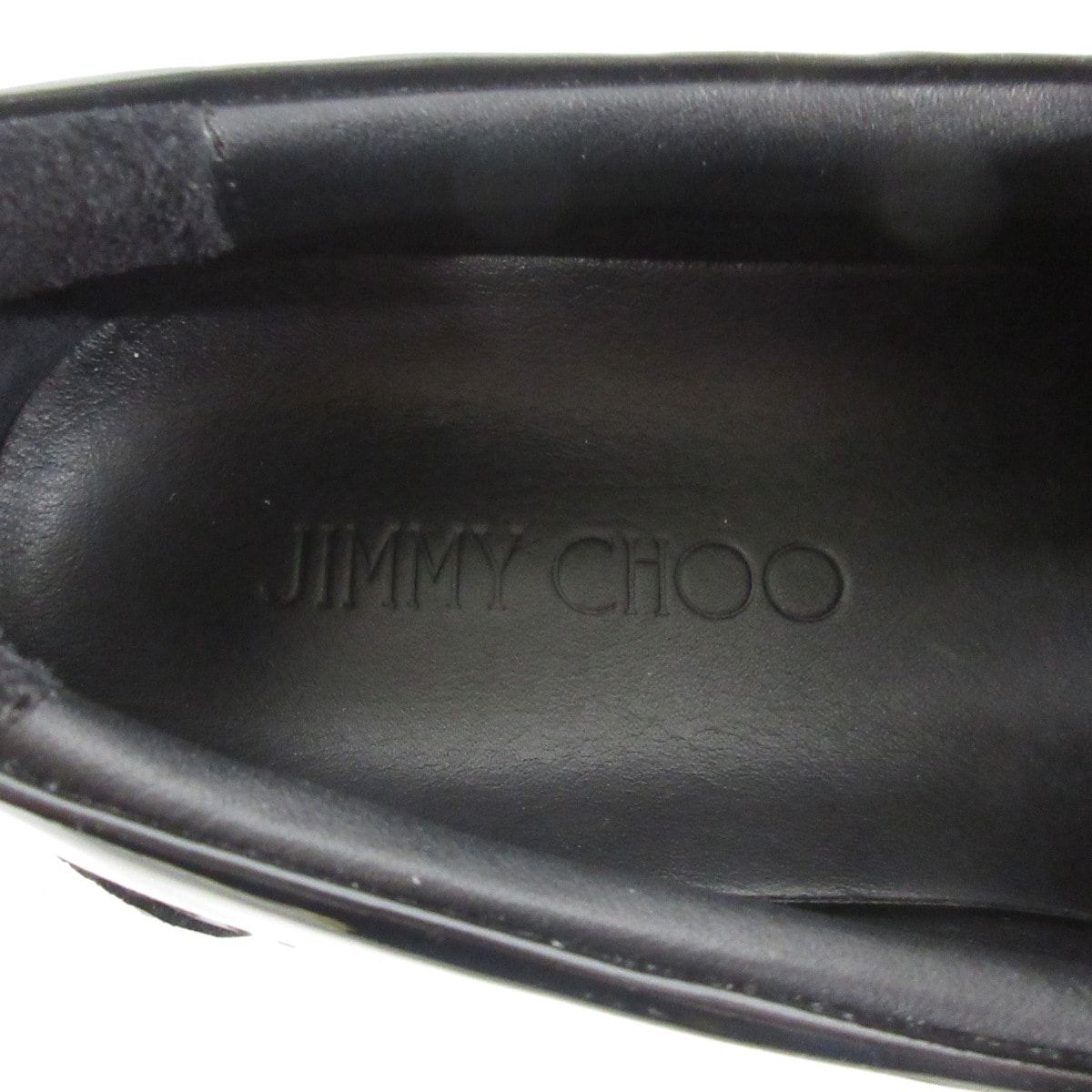 JIMMY CHOO(ジミーチュウ) スリッポン 43 メンズ - 黒 スター(星)/スタッズ レザー