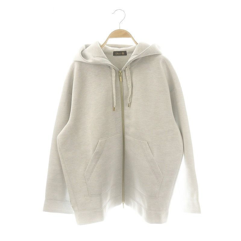 ドゥロワー Drawer ボンディングフーディージャケット パーカー ジップ