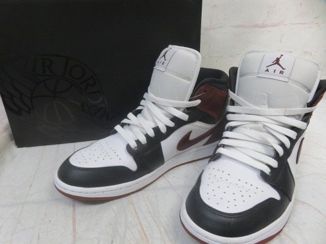 箱有 NIKE ﾅｲｷ ｽﾆｰｶｰ Air Jordan 1 Mid SE HF3216-102 ﾌﾞﾗｳﾝ 26.5cm 991872125
