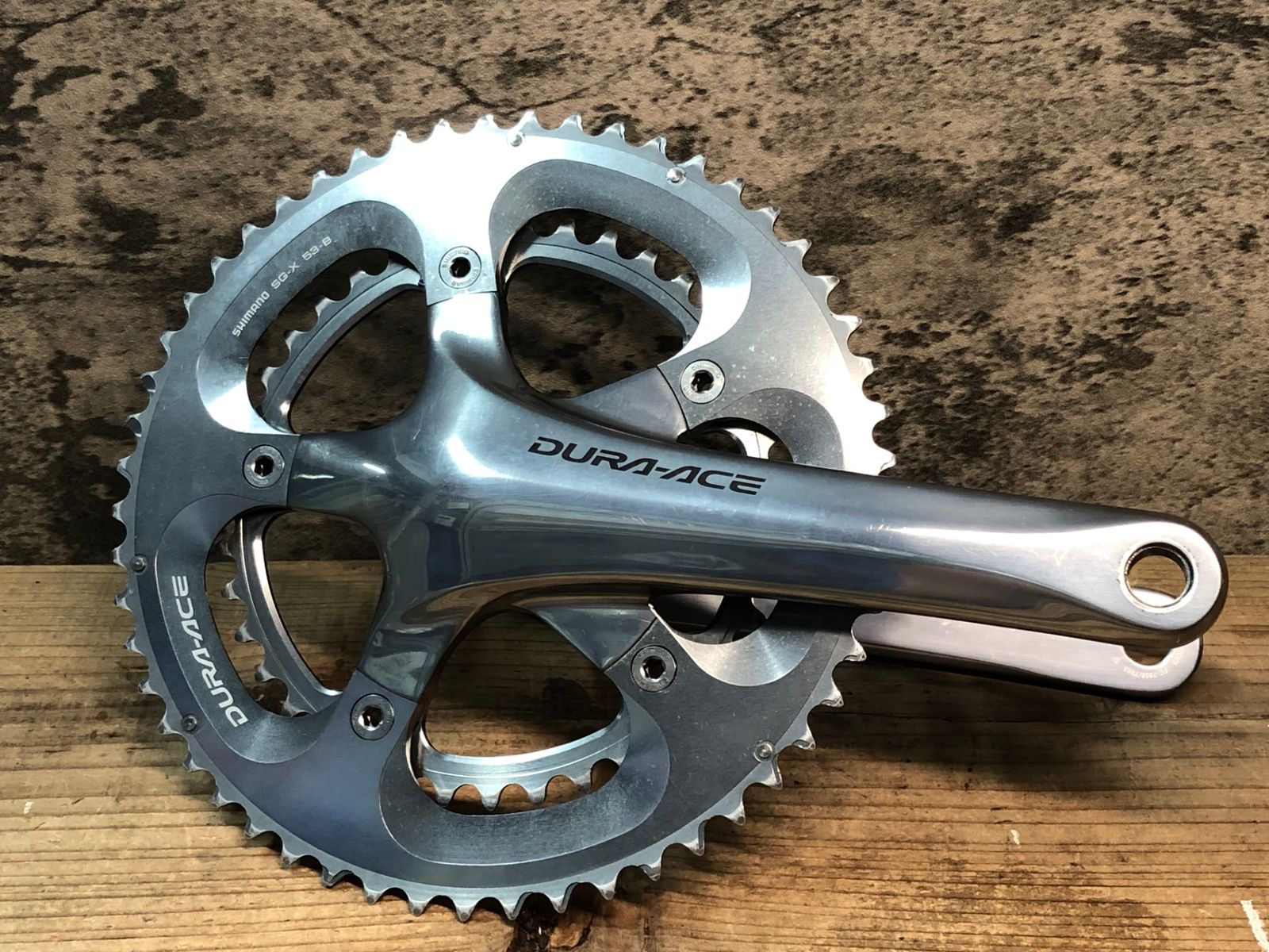 FC-7800 165ミリ53×39t Shimano FC-7800 Dura Ace Crankset 53T 39T 175mm Polished