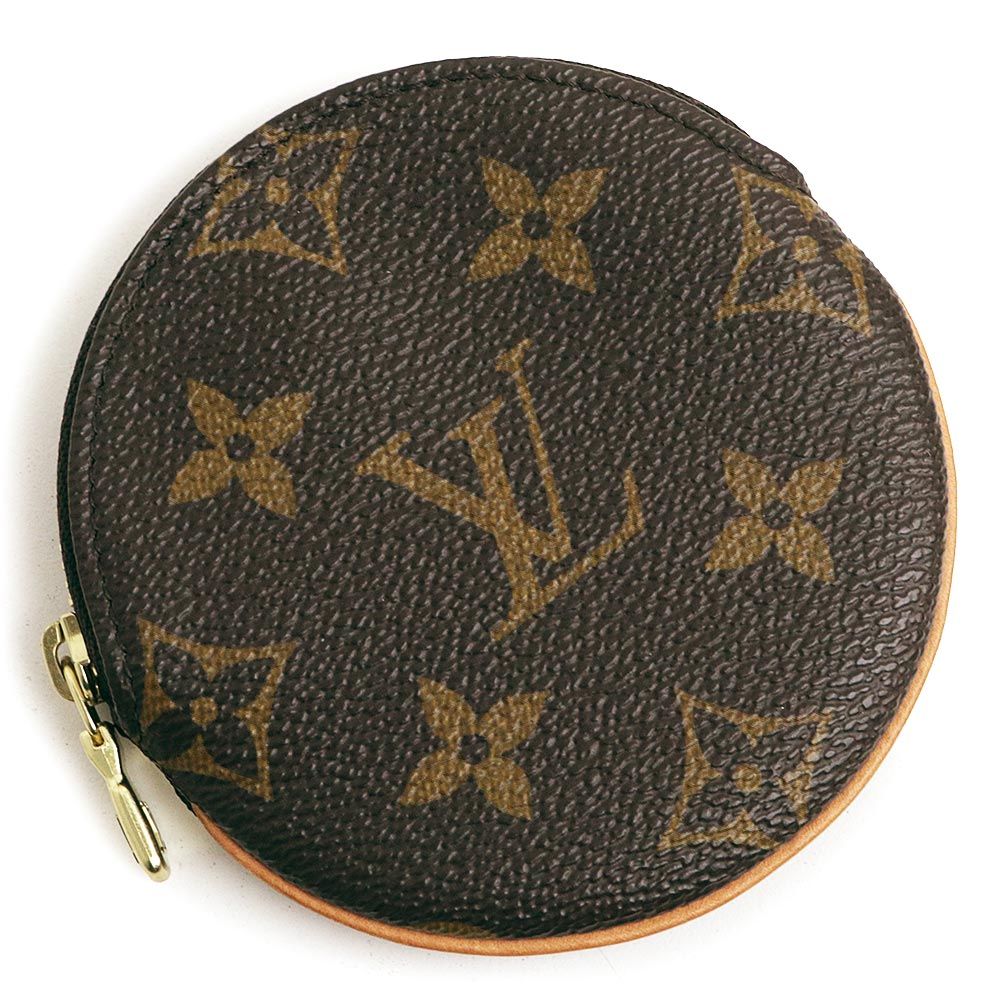 ルイ ヴィトン ポルト モネ ロン コインケース 小銭入れ 財布 モノグラム ブラウン ゴールド金具 M61926 LOUIS VUITTON ♥保管品