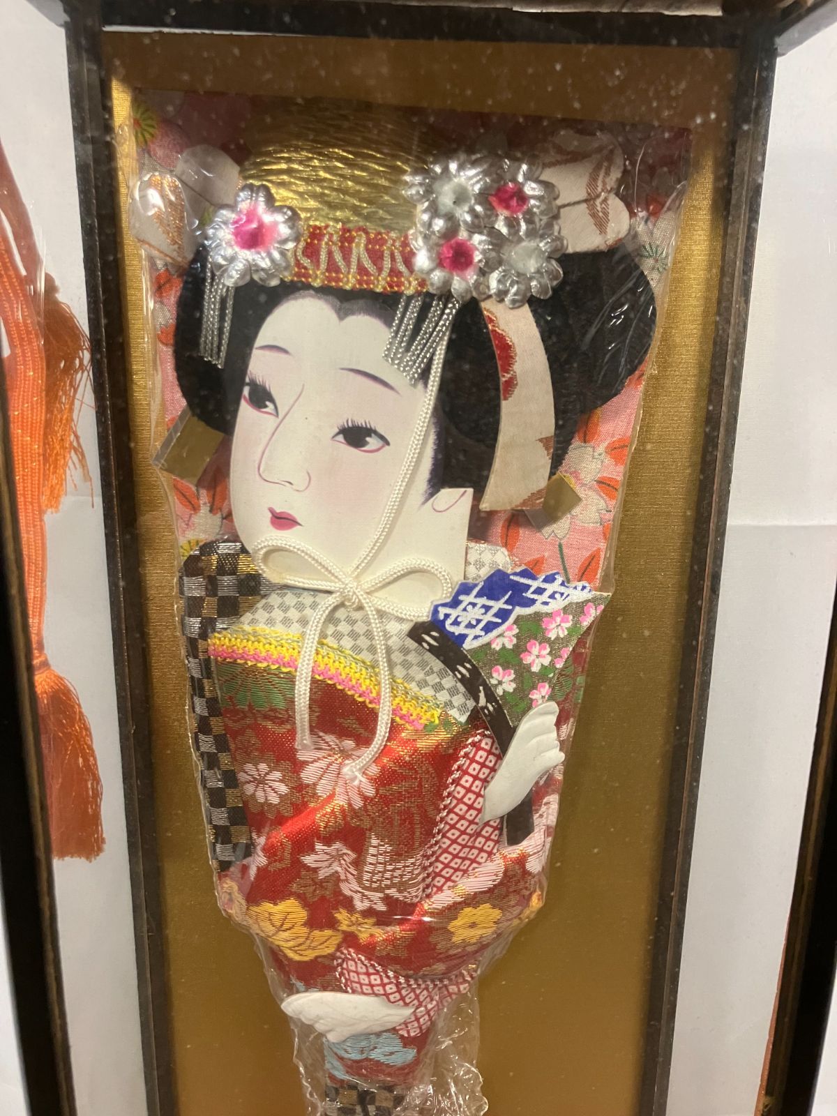 押絵羽子板（607） 最高 16号 手作り 押絵羽子板 手習 むさしや豊山