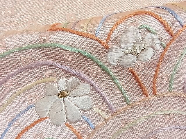 平和屋着物□訪問着 駒刺繍 絞り 花籠文 高島屋扱い 逸品 CAAB1859ev