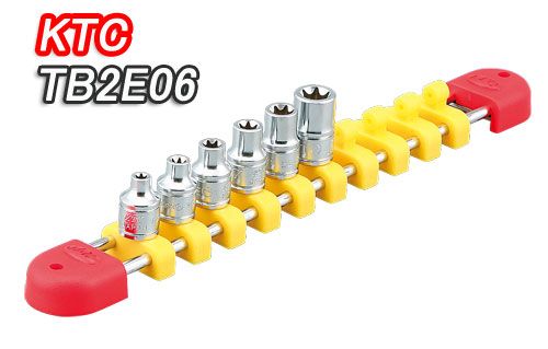 KTC 6.3sq. E型 トルクス レンチ セット 6コ組 TB2E06