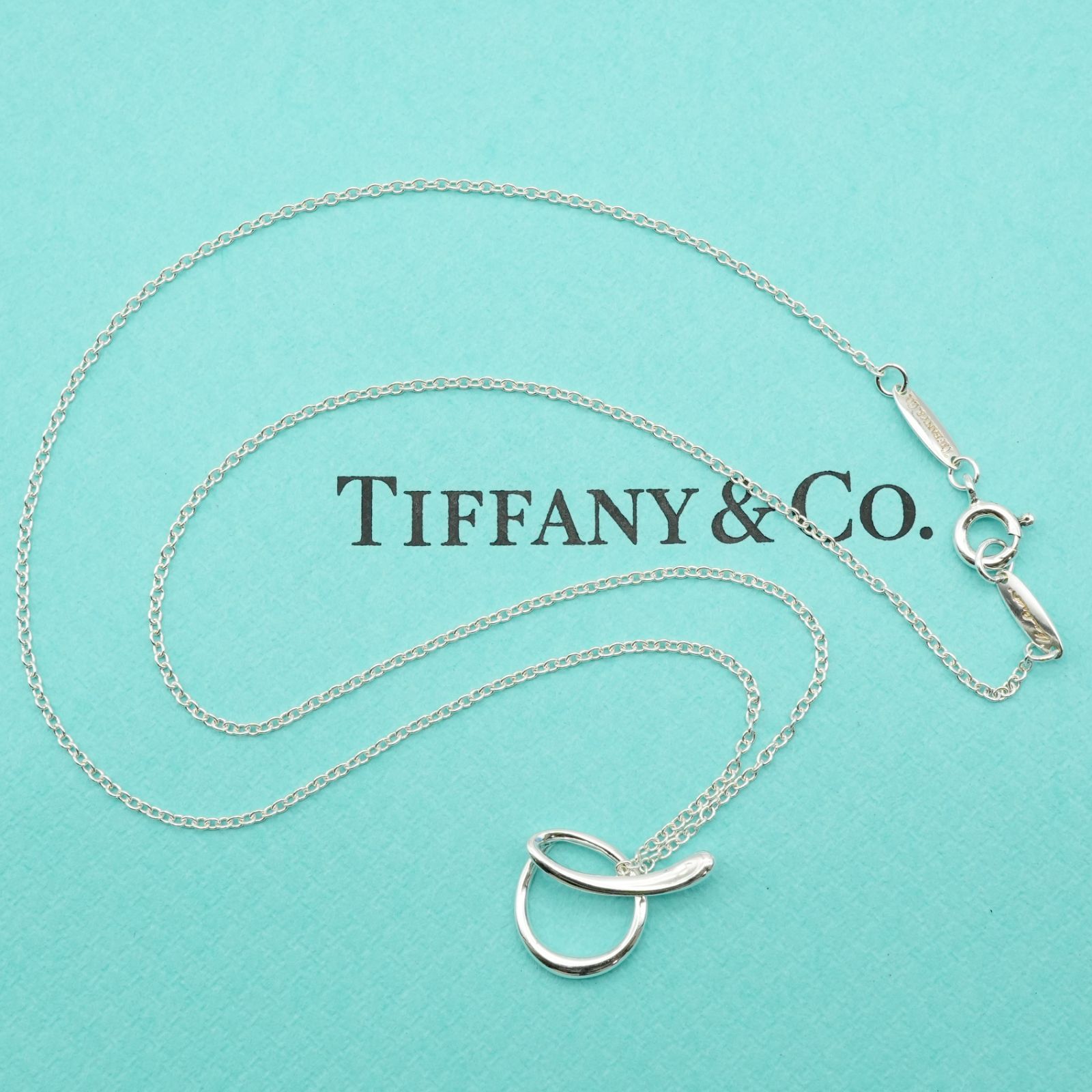 ティファニー　レター　ネックレス　イニシャル　a 現行品　美品　750 極美品 ティファニー イニシャル A ネックレス アルファベット