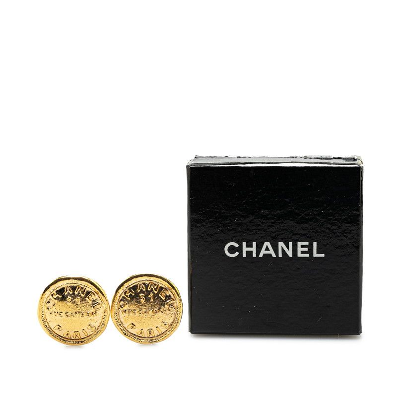 シャネル 31 RUE CAMBON カンボン ゴールド メッキ レディース