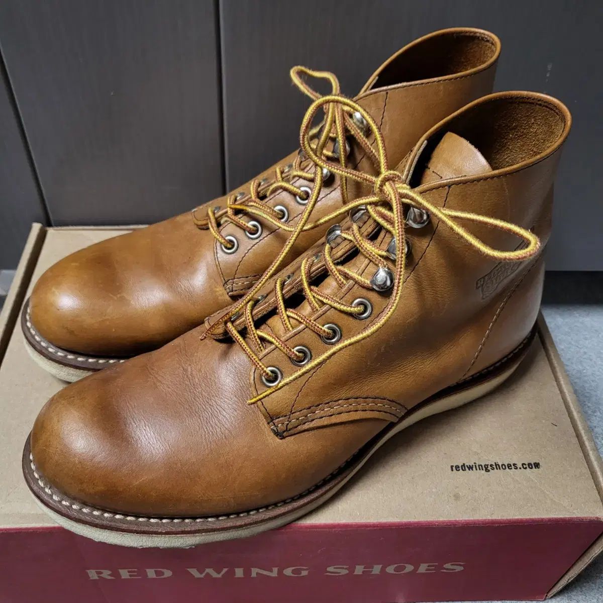 REDWING 新品 RED WING レッドウィング 9107 プレーントゥBROWN 8D