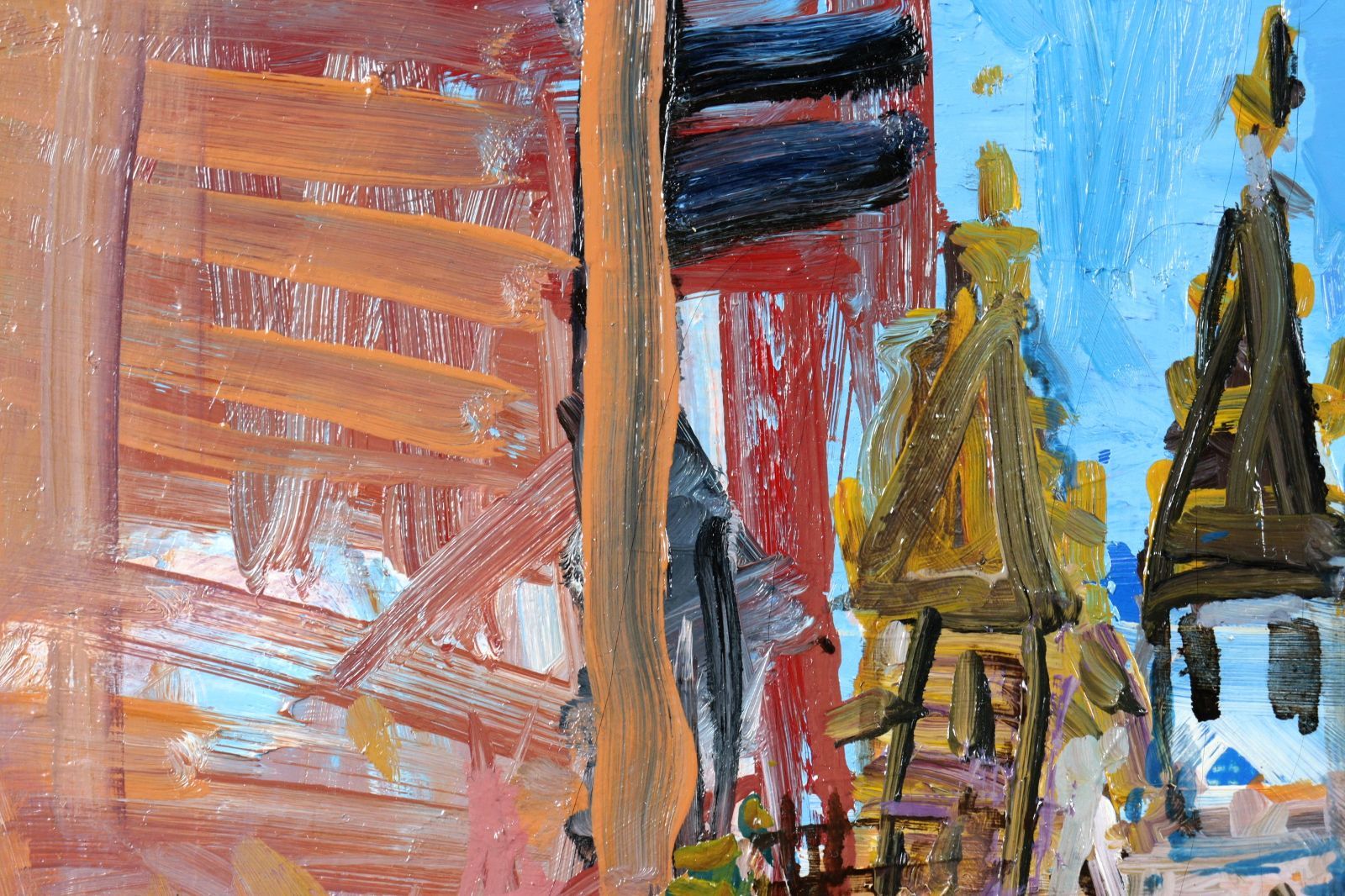 児玉幸雄 ノートルダム 油彩6号 風景画 パリ オリジナル 原画 絵画 真