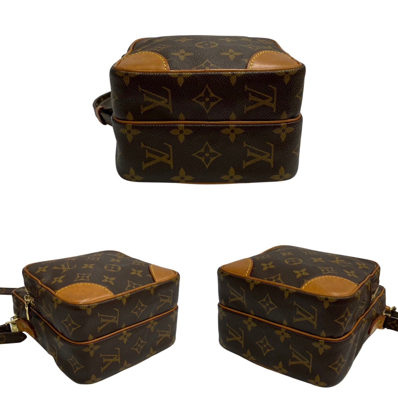 極 美品 袋付き LOUIS VUITTON ルイヴィトン マビヨン モノグラム レザー ショルダーバッグ ポシェット サコッシュ ブラウン 26073