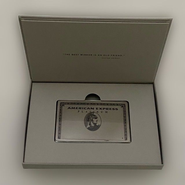 アメックス　amex ノベルティ プラチナ・カガミ アメリカンエキスプレス アメックス AMEX プラチナ カガミ 鏡