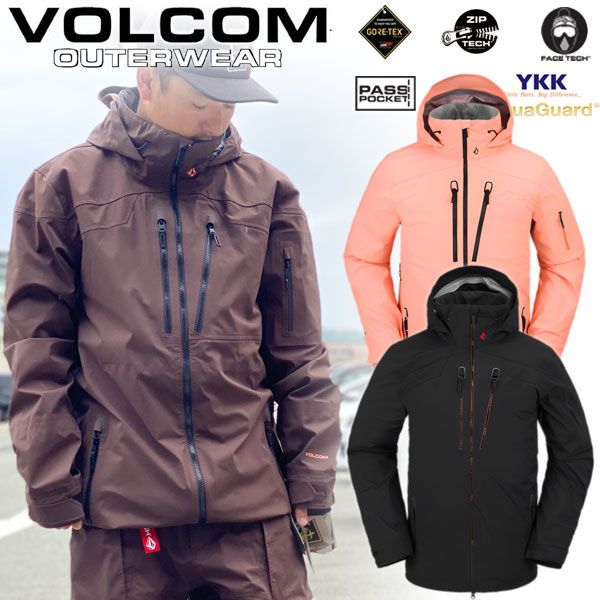 23-24 VOLCOM/ボルコム GUCH STRETCH GORE jacket メンズ レディース  