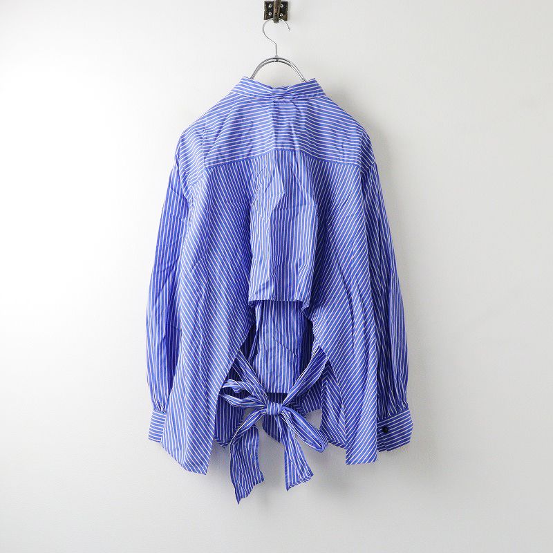 ランバンオンブルー LANVIN en Bleu 3286609 バックリボンシャツ