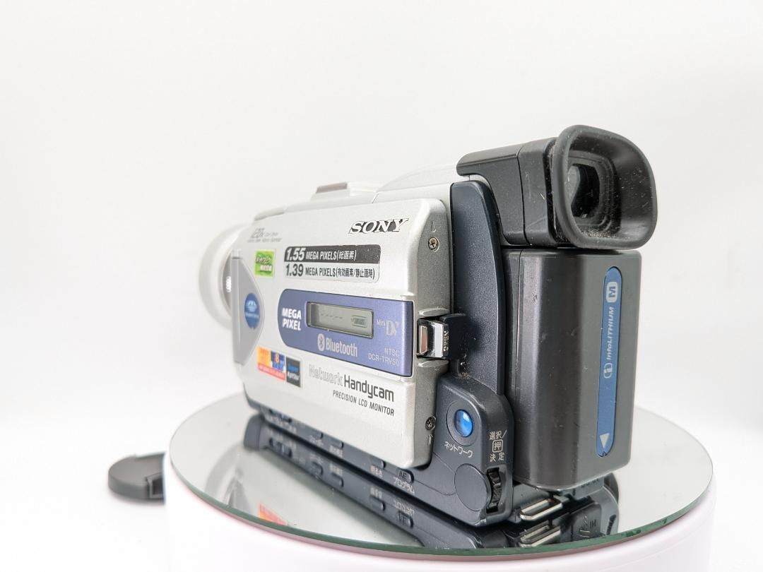 動作品 SONYビデオカメラ DCR-TRV50 動作〇】SONY MiniDVカメラ DCR