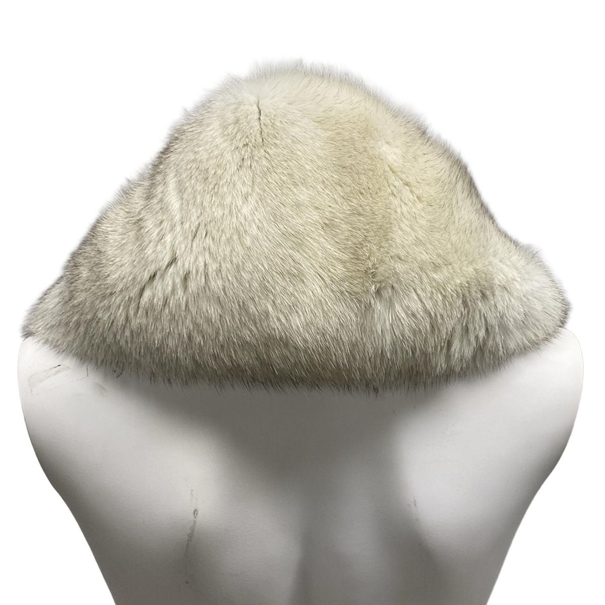 サガフォックス SAGA FOX フォックス アイボリー×ダークブラウン ネーム刺繍 新品同様 マフラー サガフォックス SAGA FOX - フォックス アイボリー×ダークブラウン