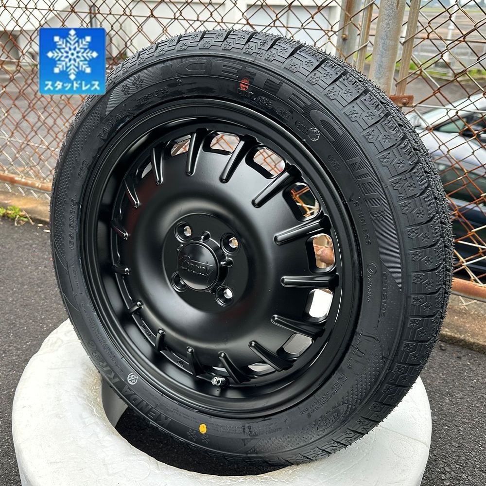 Kenda スタッドレスタイヤ 15インチ ホイール付き スタッドレス 15インチ ハスラー ウェイク ハイゼットジャンボ
