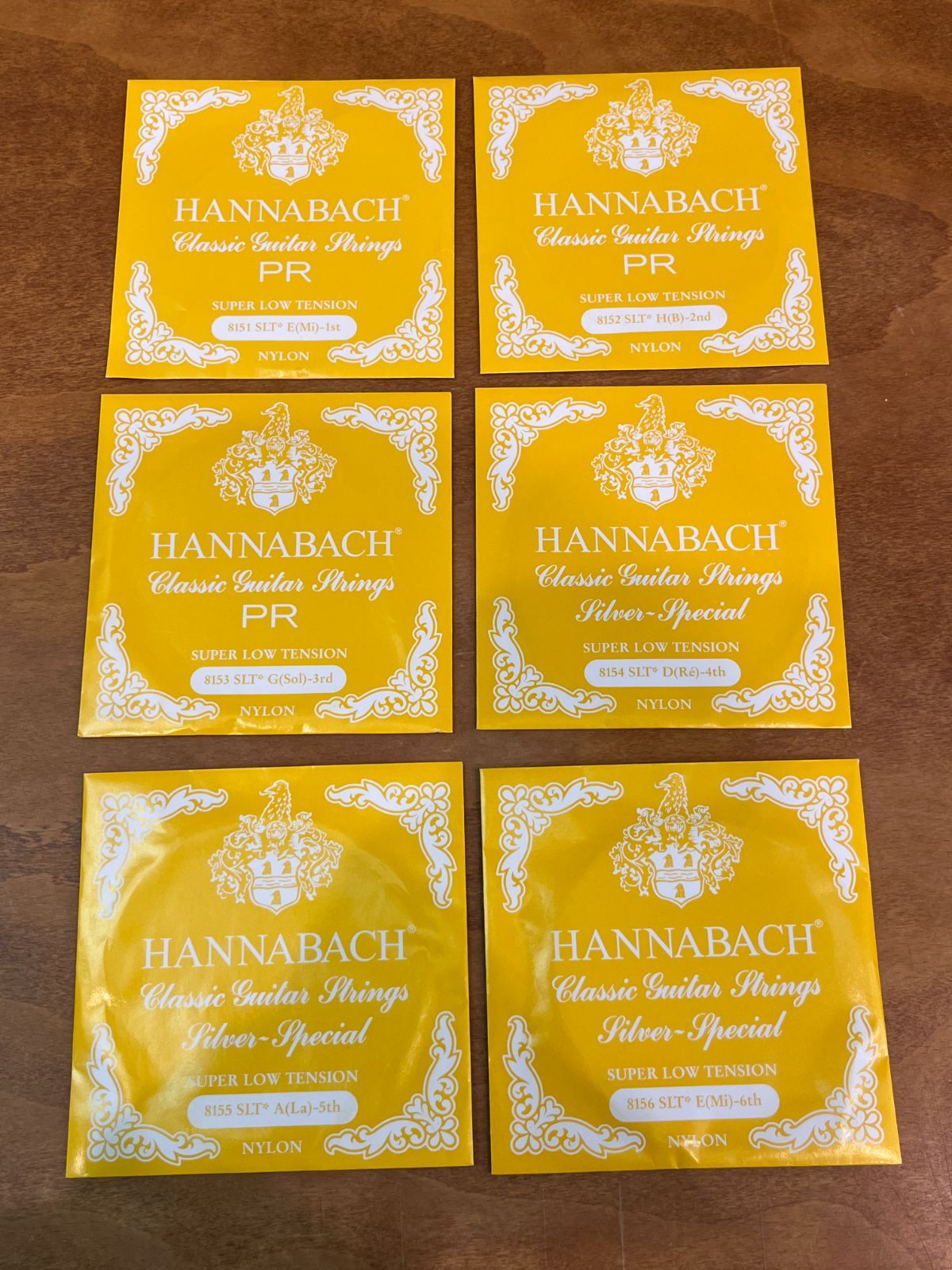 未使用】HANNABACH ハナバッハ YELLOW クラシックギター弦