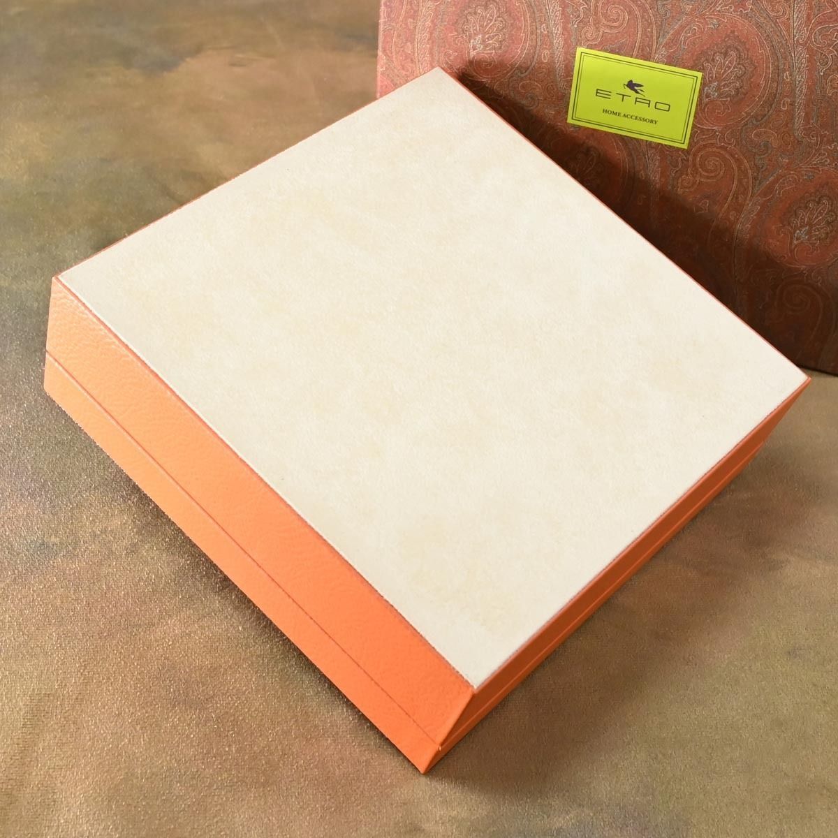 エトロ　ジュエリーボックス　宝石箱　ペイズリー柄　レア 本物 新品 エトロ 極希少 4×3 ペガソプレート ペイズリー