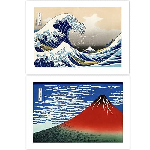 人気商品】ポスター 葛飾北斎 『富嶽三十六景 神奈川沖浪裏 富嶽三十六